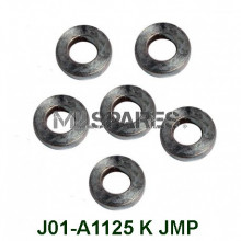 Pulley protection plate washers